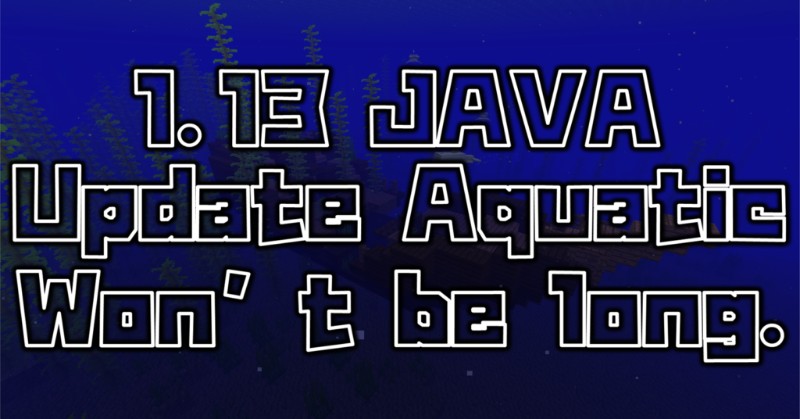 マイクラ Java版1 13の水のアップデートは間もなく来るかも Taiharuのマイクラ攻略