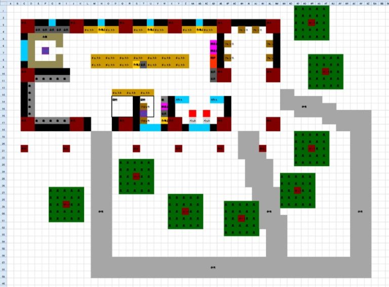 【マイクラ】設計図の作り方：Excel/エクセル編 TAIHARUのマイクラ攻略